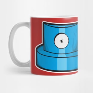 Blue cap Mug